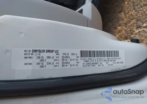 2010 Dodge Grand Caravan Hero из США, поврежденный, VIN 2D4RN3D16AR498874